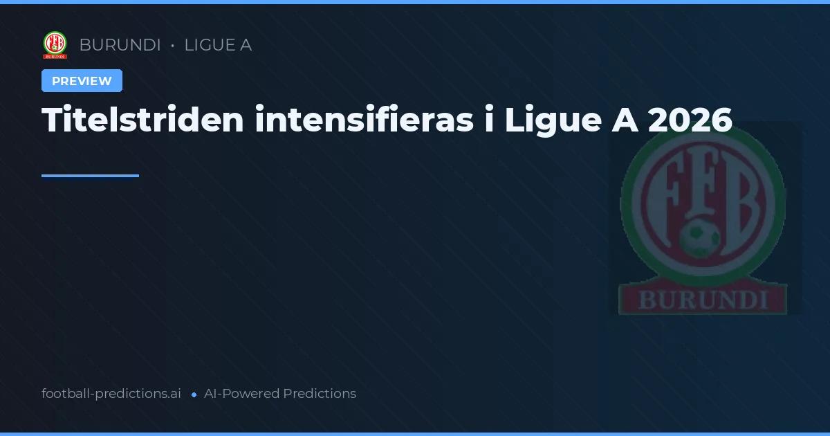 Titelstriden intensifieras i Ligue A 2026
