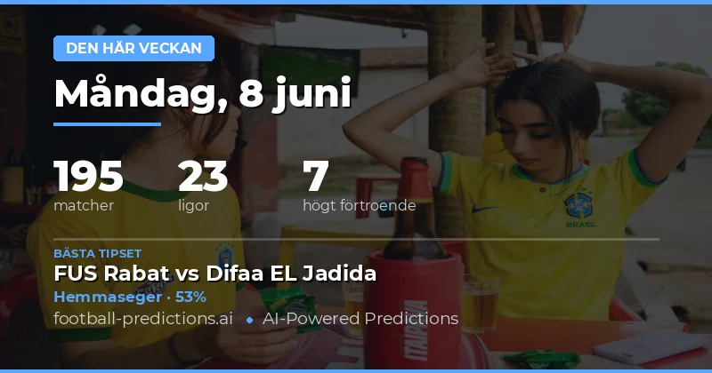 Vad säger siffrorna inför veckans fotboll?