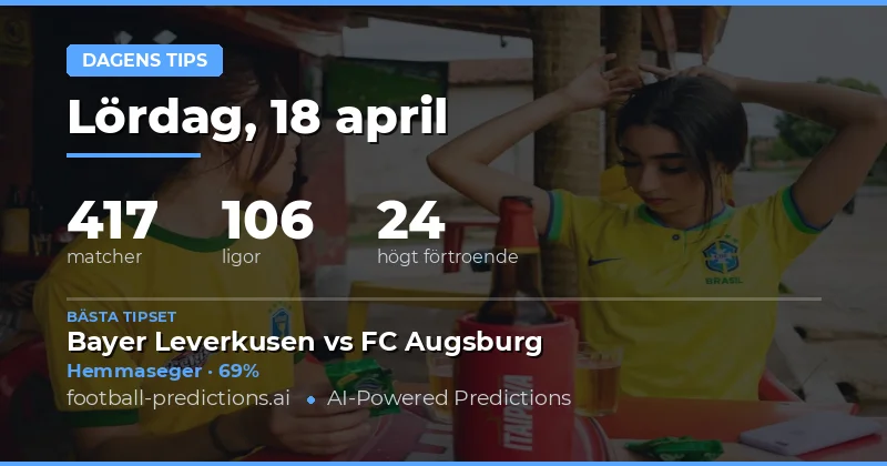 Dagens matchöversikt och viktig statistik