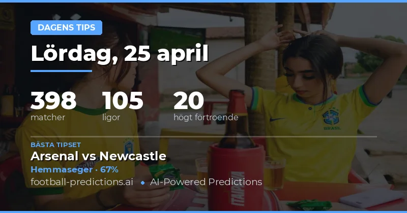 Dagens fotbollslördag: En statistisk guldgruva för smarta spelare