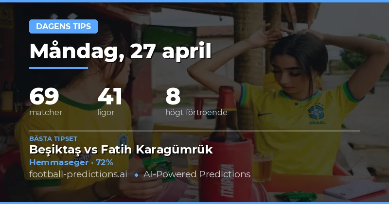 Dagens matchförutsägelser och statistikanalys