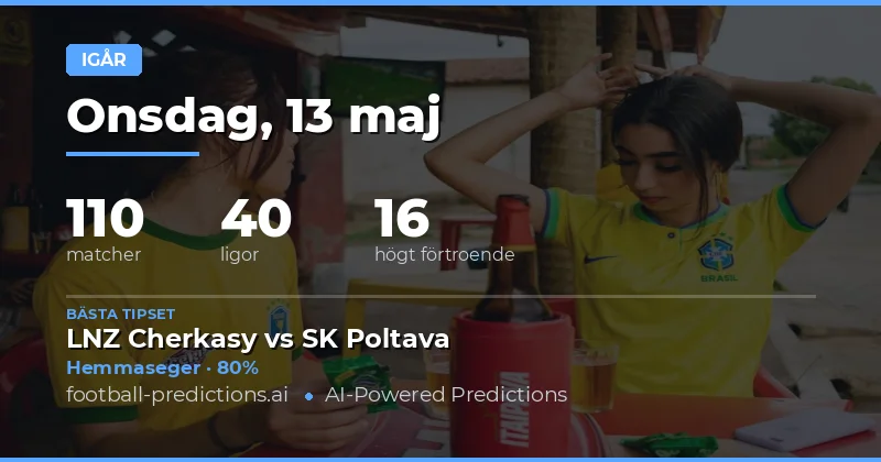 Sammanfattning av gårdagens fotbollstips