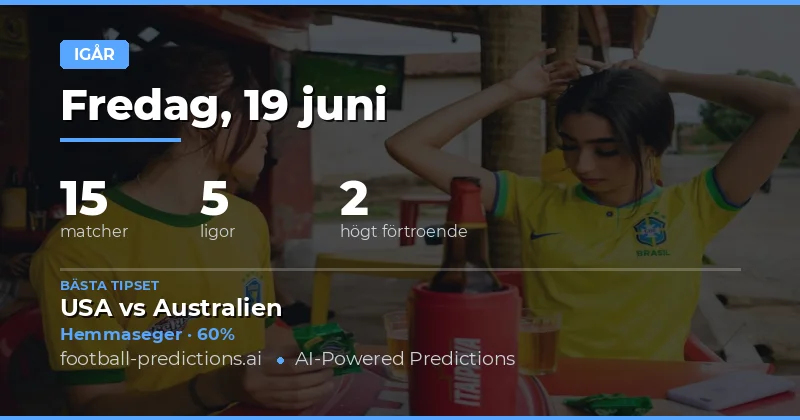 Gårdagens spelanalys - 19 juni 2026