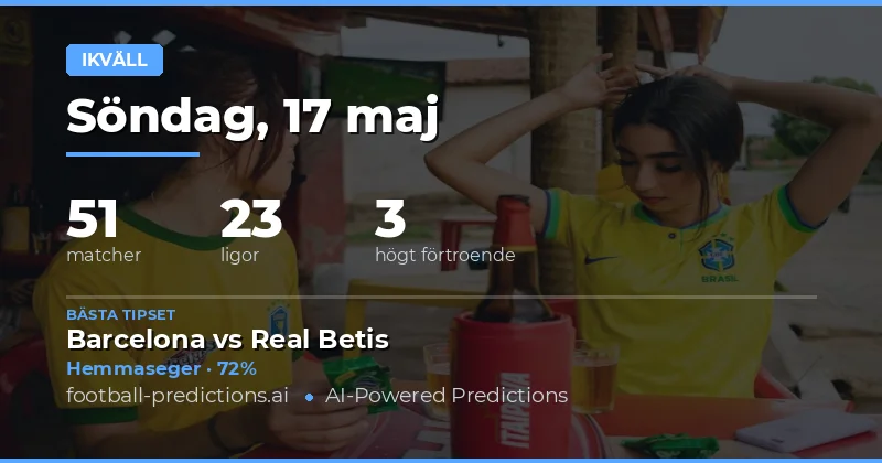 Kvällens fotbollsutbud och statistiska trender