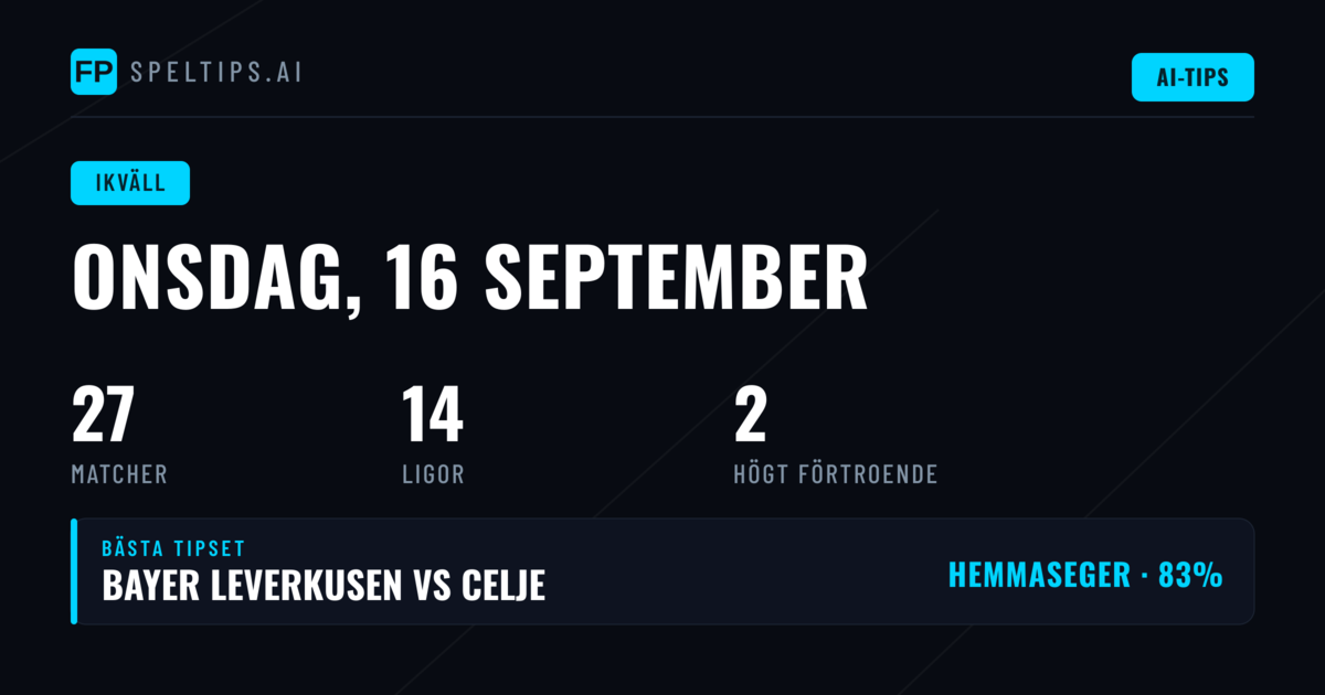 Europa League leder onsdagens fotbollsutbud