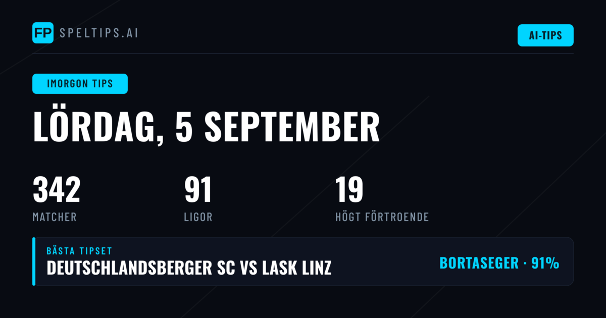 Engelsk fotboll dominerar lördagens program