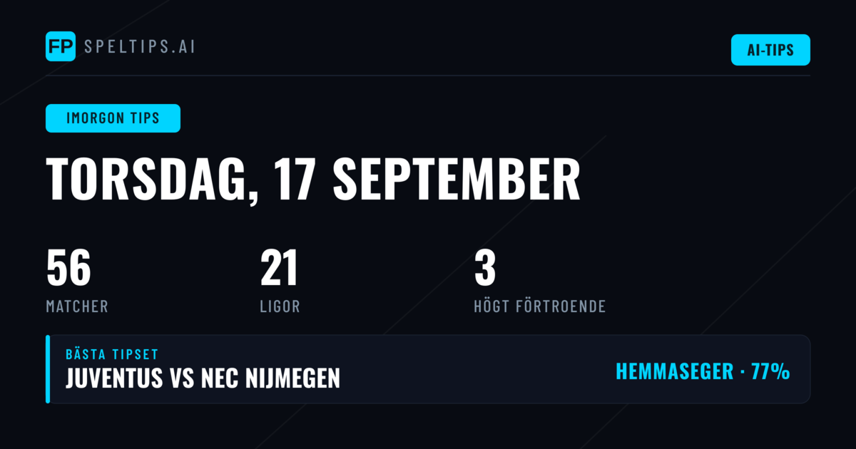 Europa League dominerar torsdagens program