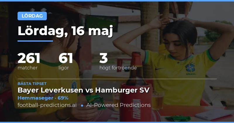 Fotbollsprognoser för lördagens stora spelomgång