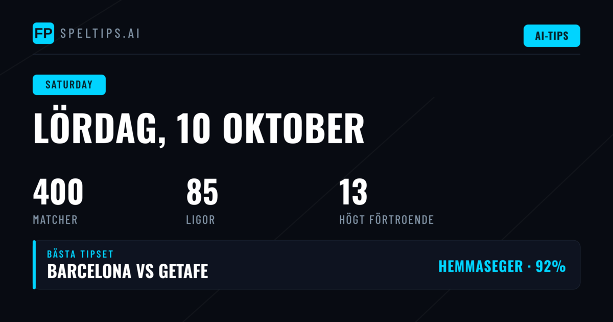 Statistiken talar för jämna möten