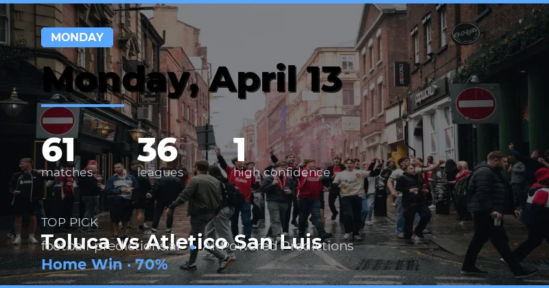 Måndagsmatcherna 13 April 2026 – En dag full av möjligheter