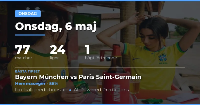 Onsdagens matchförhandsgranskning: Hemmaplanens makt och målfest