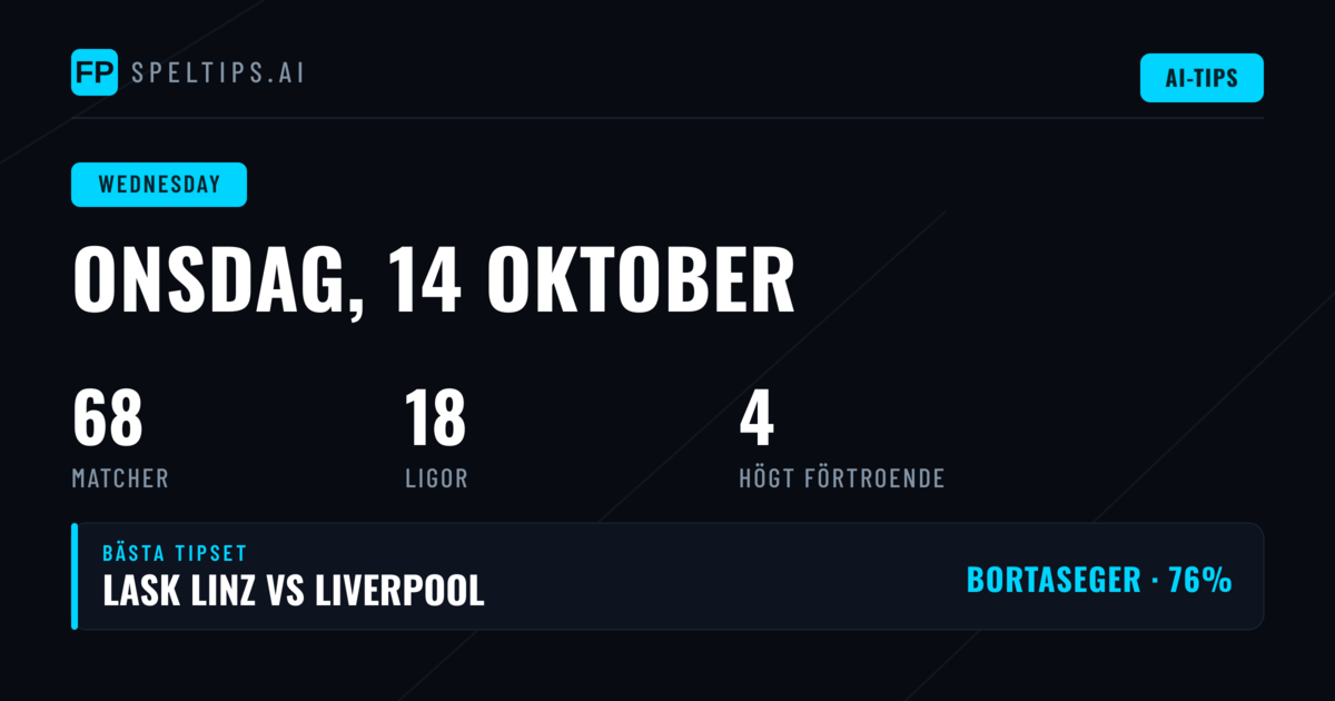 Champions League dominerar onsdagens fotbollsprogram