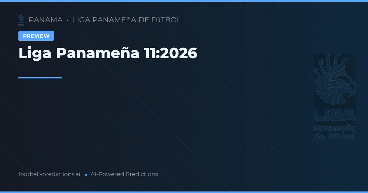 Liga Panameña 11:2026