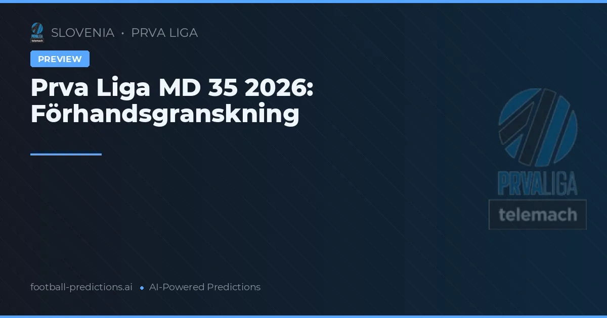 Prva Liga MD 35 2026: Förhandsgranskning
