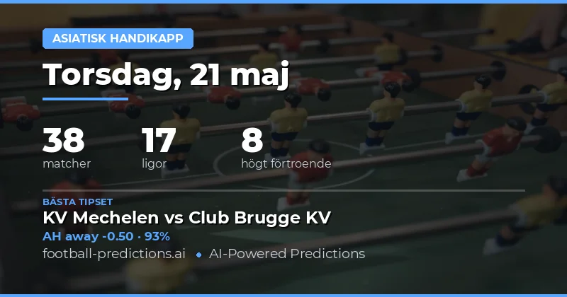 Dagens Asian Handicap Analys
