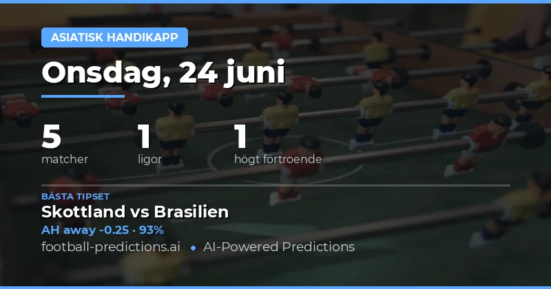 Bästa AH-pick för 24 juni 2026