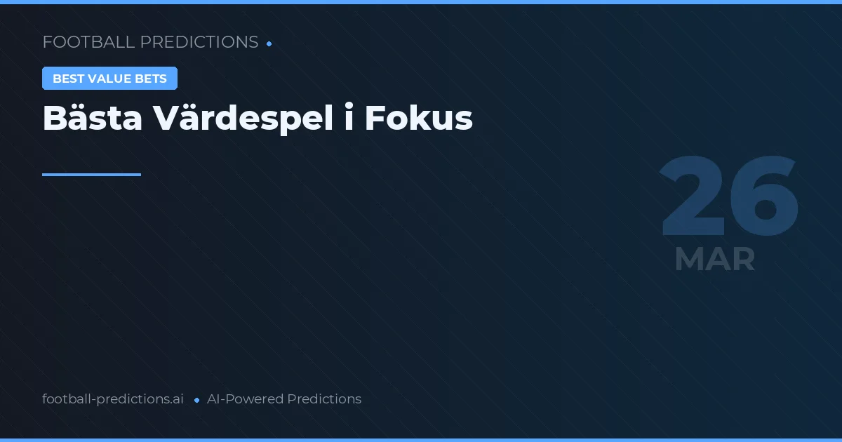 Bästa Värdespel i Fokus