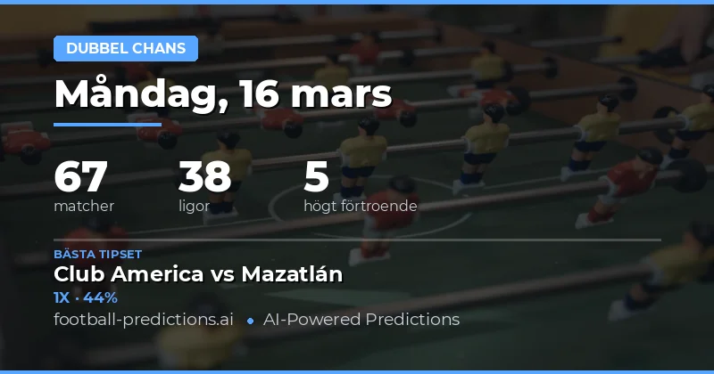 Introduktion - dubbelchans som säkrare marknad