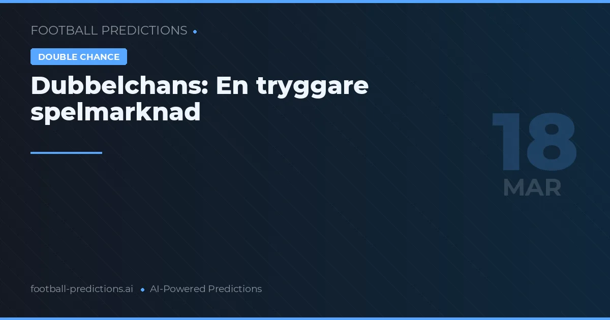 Dubbelchans: En tryggare spelmarknad