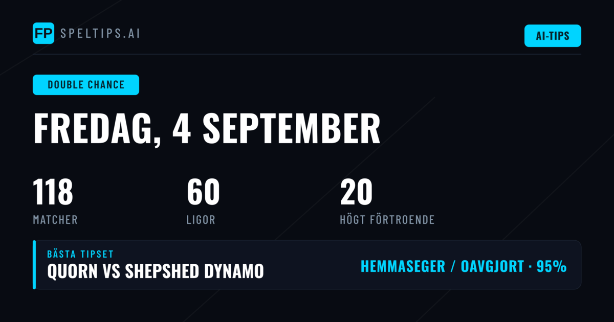 Topp DC Tips för 4 Sep 2026