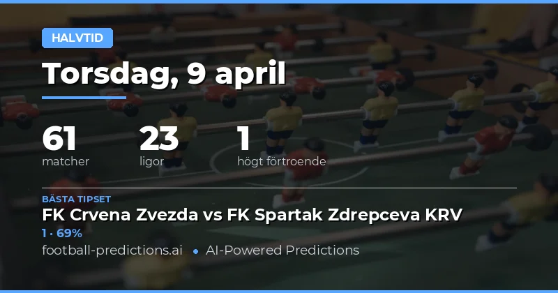 Halvleksspel i fokus under 9 april 2026