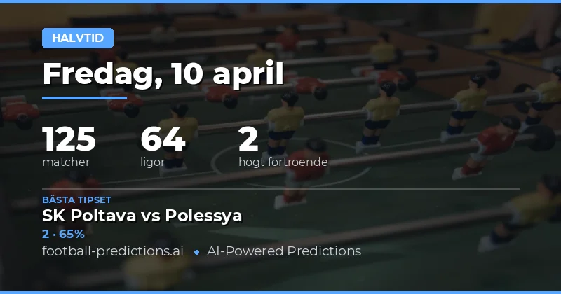 Halvlekssiffror i fokus