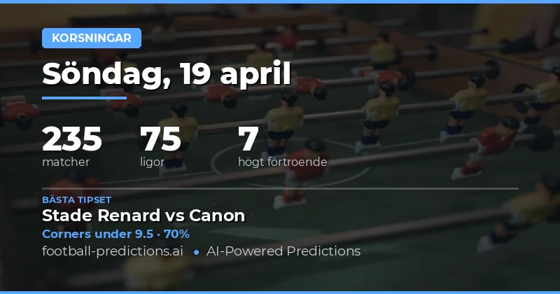 Hörnöver Under – en viktig parameter i matchanalysen