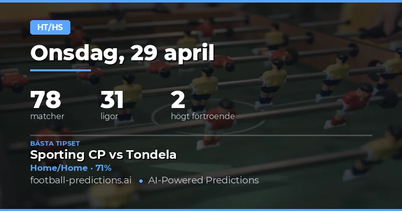 Dagens Halvtid/Sluttid Analys