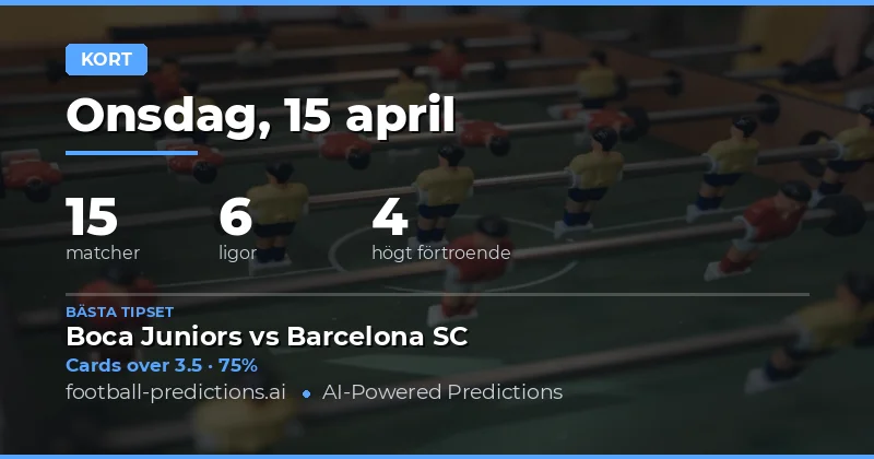 Gula kort och deras betydelse i matchanalys