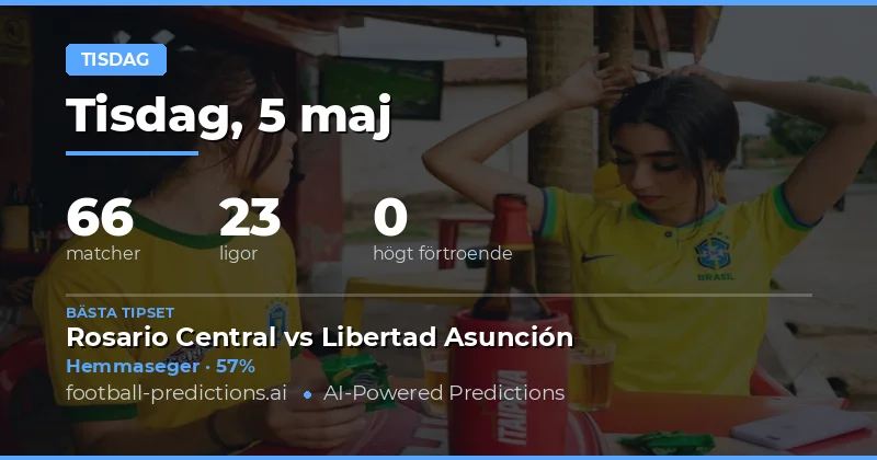 Tisdagsfotbollens statistik och trender