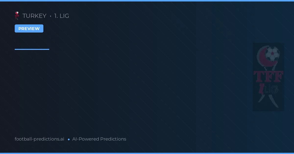 1. Lig Matchday 31 Preview 2026