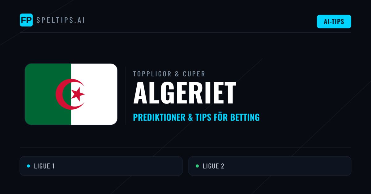 Algeriet Speltips & Prognoser