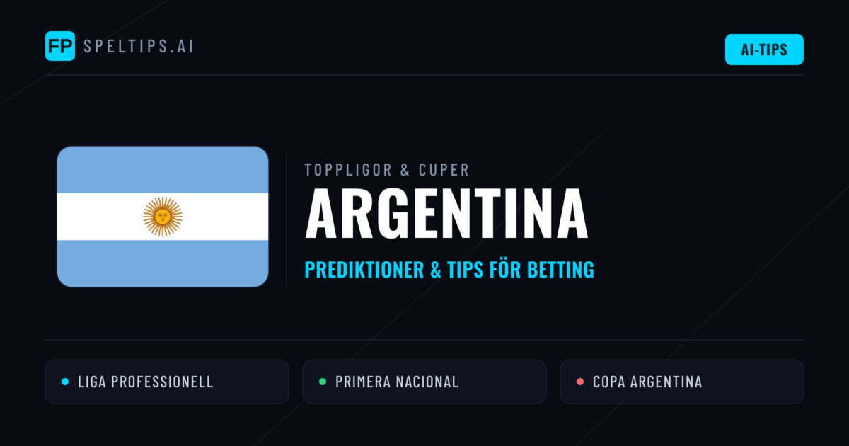 Argentina Speltips & Prognoser