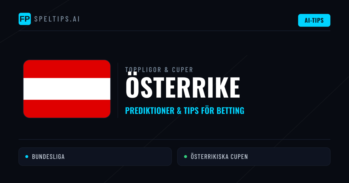 Österrike Speltips & Prognoser