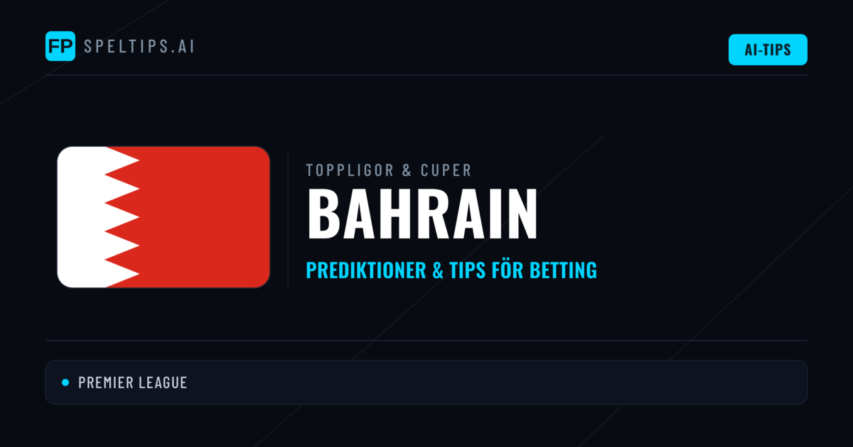 Bahrain Speltips & Prognoser