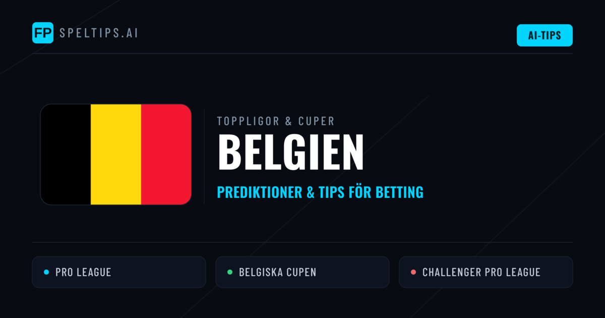 Belgien Speltips & Prognoser