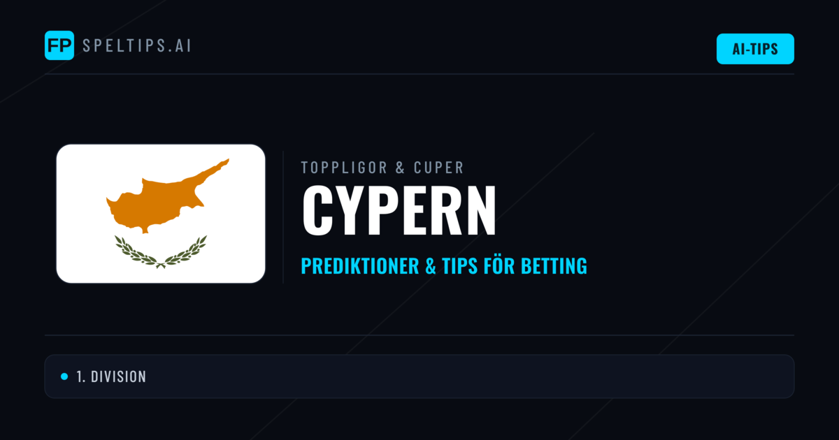 Cypern Speltips & Prognoser