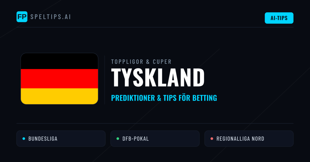 Tyskland Speltips & Prognoser