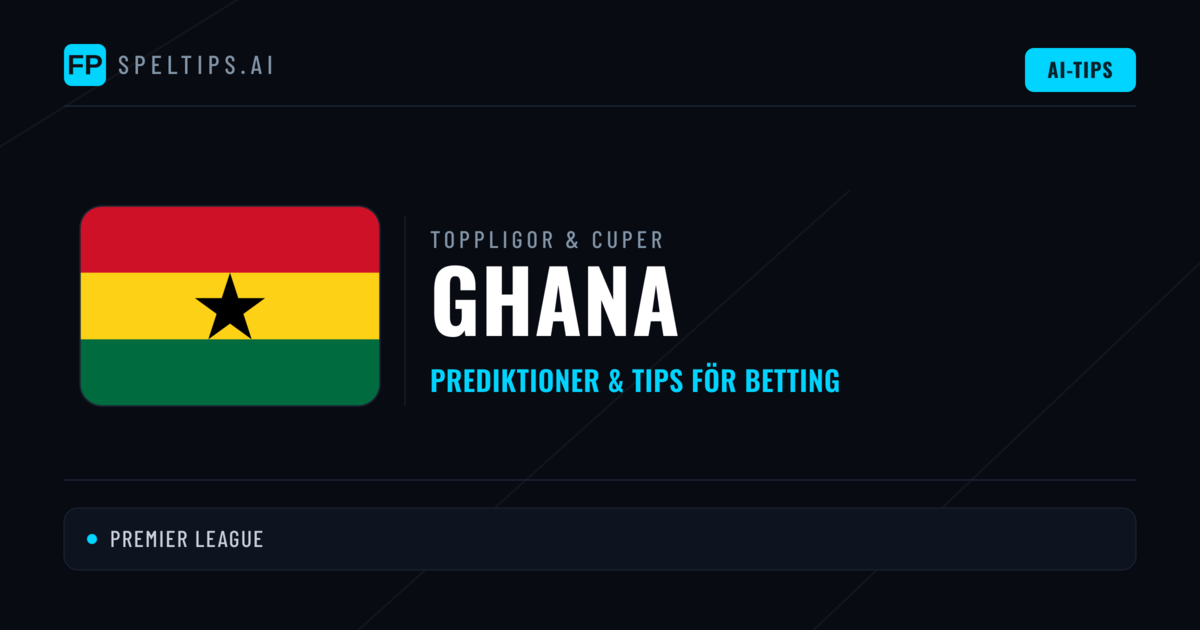 Ghana Speltips & Prognoser