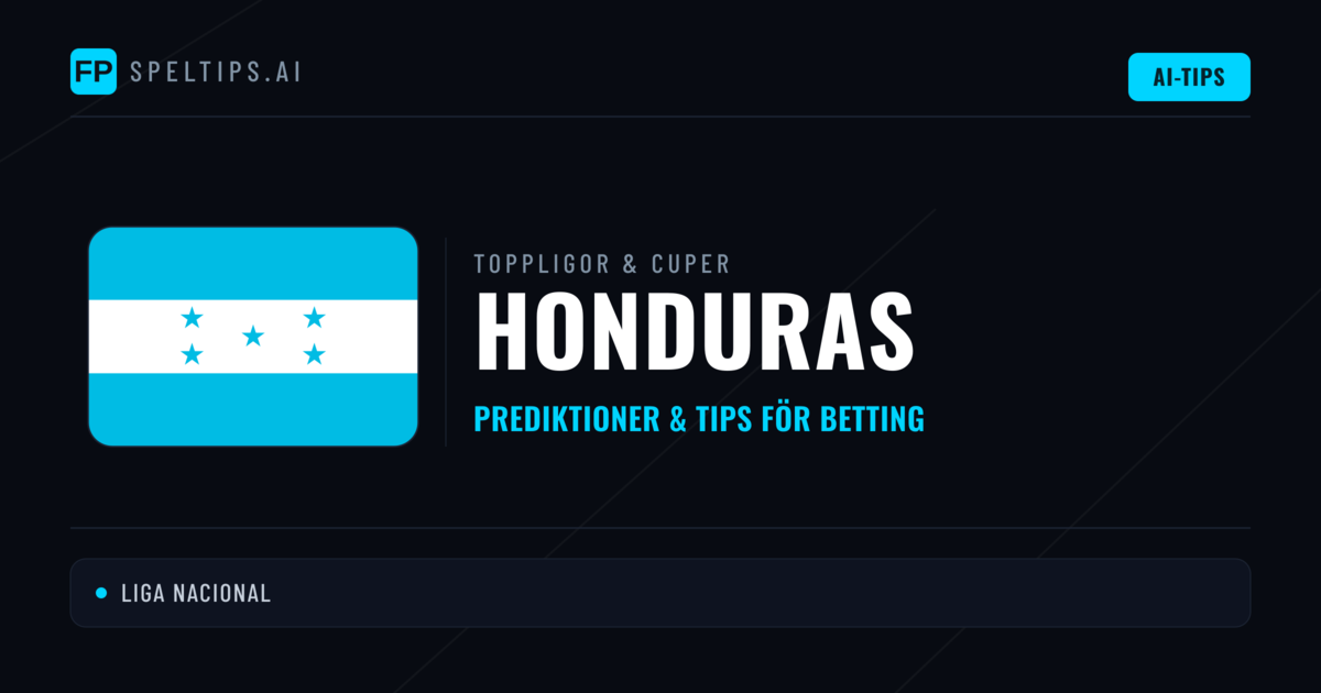 Honduras Speltips & Prognoser