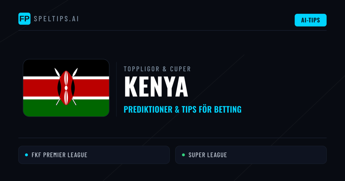Kenya Speltips & Prognoser