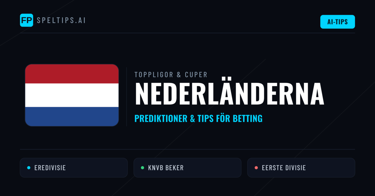 Nederländerna Speltips & Prognoser
