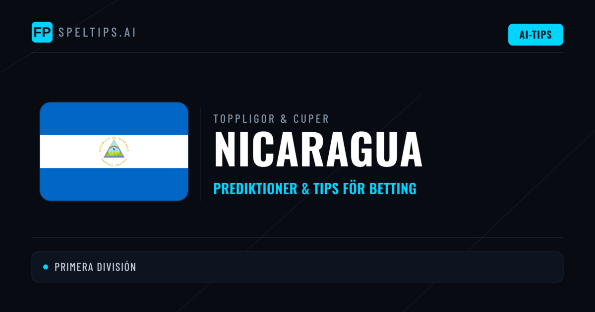 Nicaragua Speltips & Prognoser