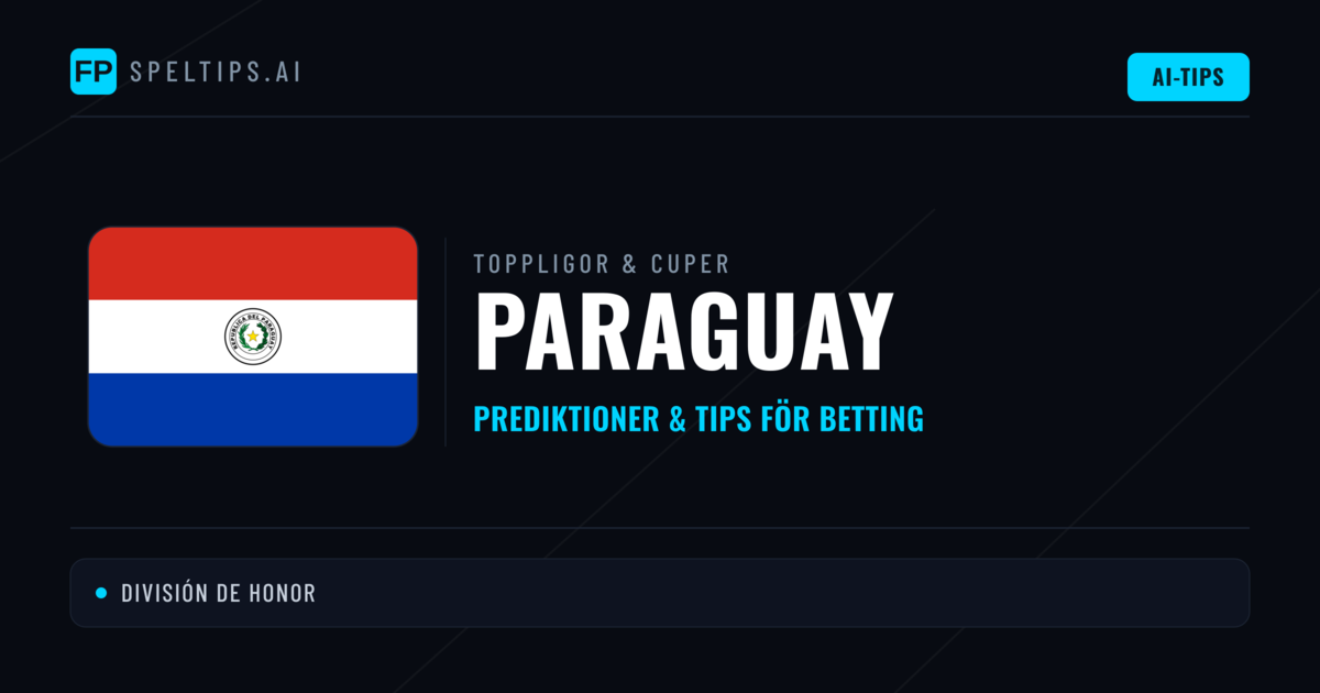 Paraguay Speltips & Prognoser