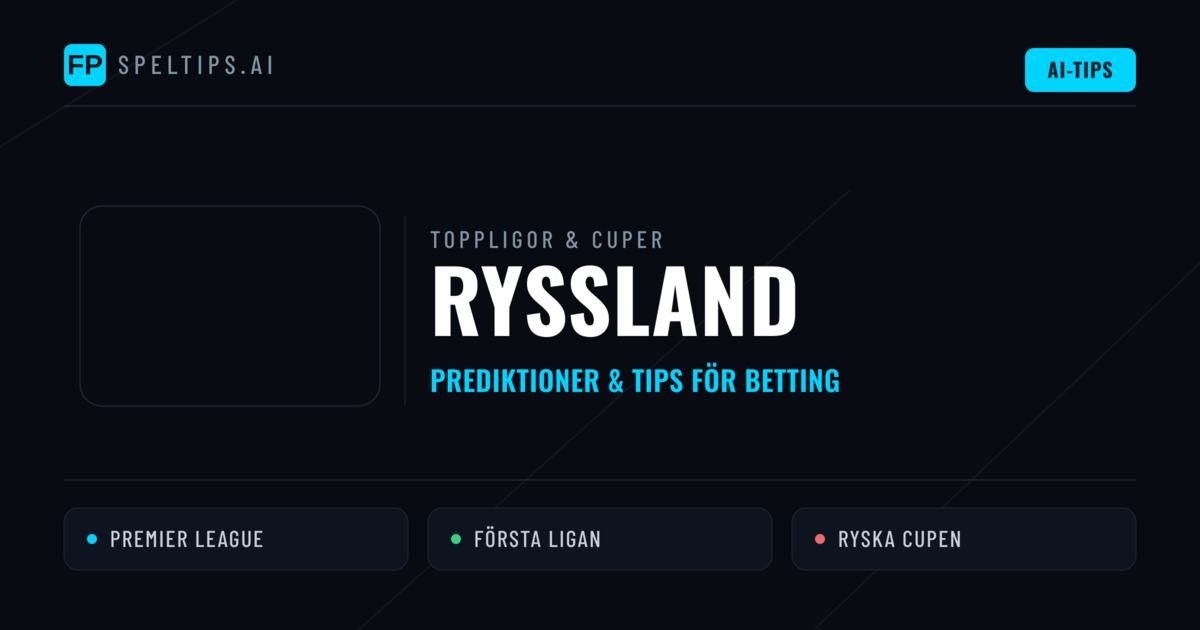 Ryssland Speltips & Prognoser