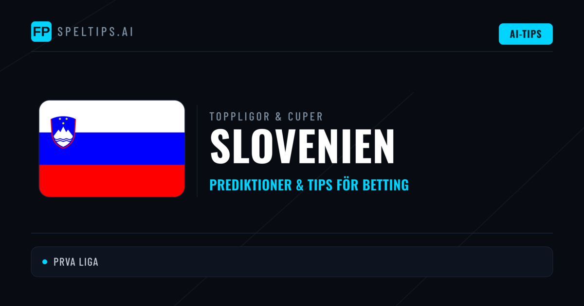 Slovenien Speltips & Prognoser