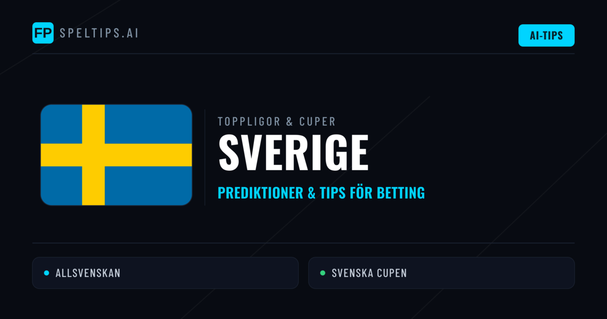 Sverige Speltips & Prognoser