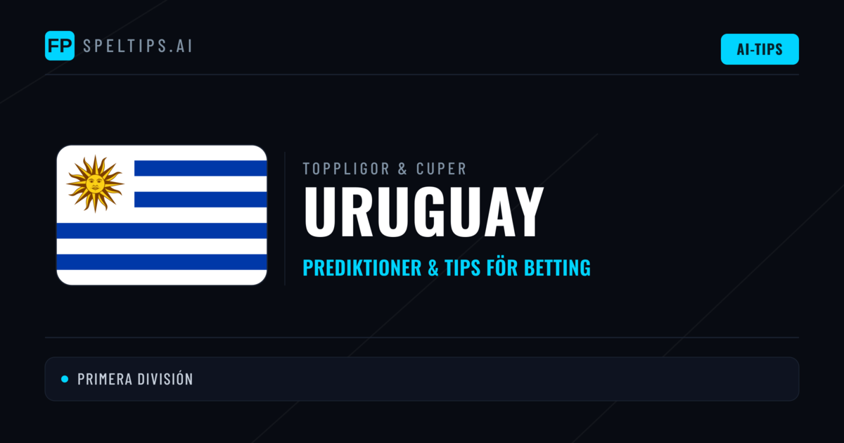 Uruguay Speltips & Prognoser