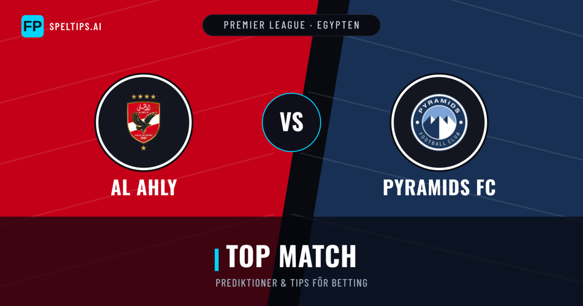 Al Ahly vs Pyramids FC Prognoser & Statistik