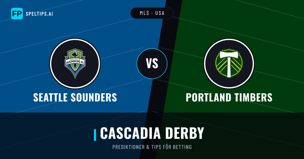 Seattle Sounders vs Portland Timbers Prognoser & Statistik